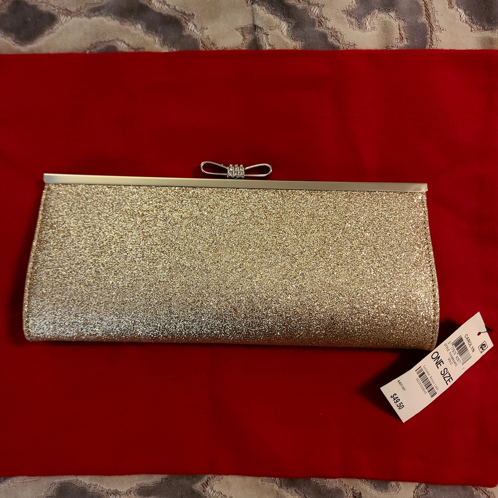 Elegant Gold Clutch Bag